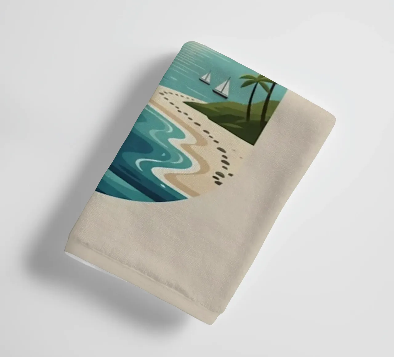 Paesaggio onirico oceanico asciugamano da bagno da Wild Colors Gallery