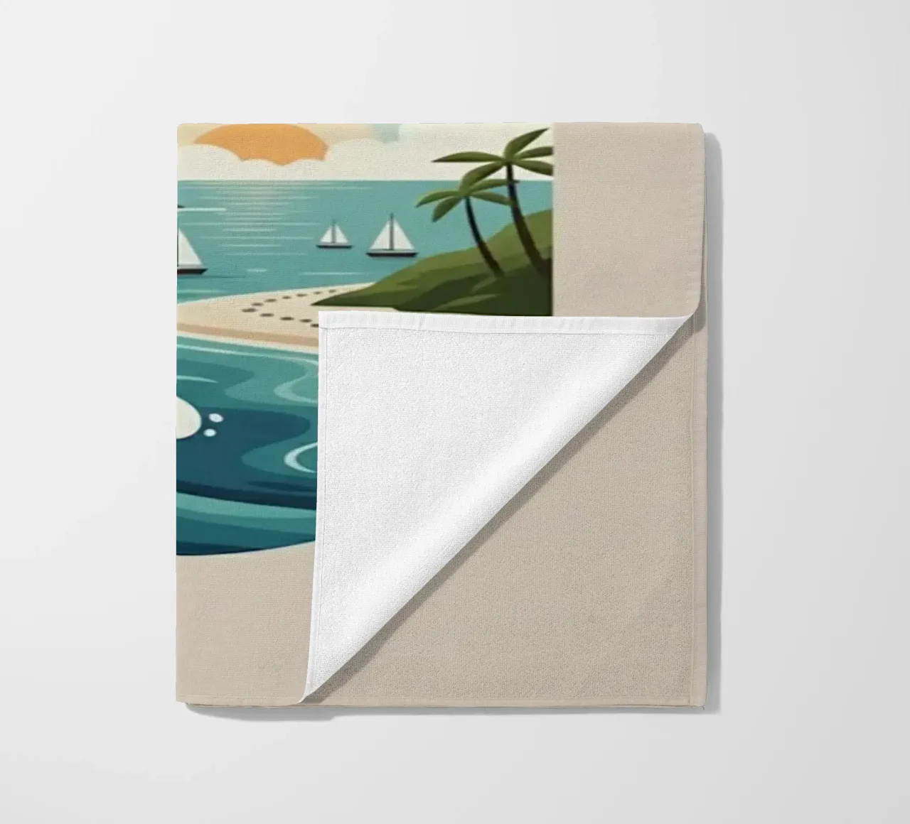 Paesaggio onirico oceanico telo mare da Wild Colors Gallery