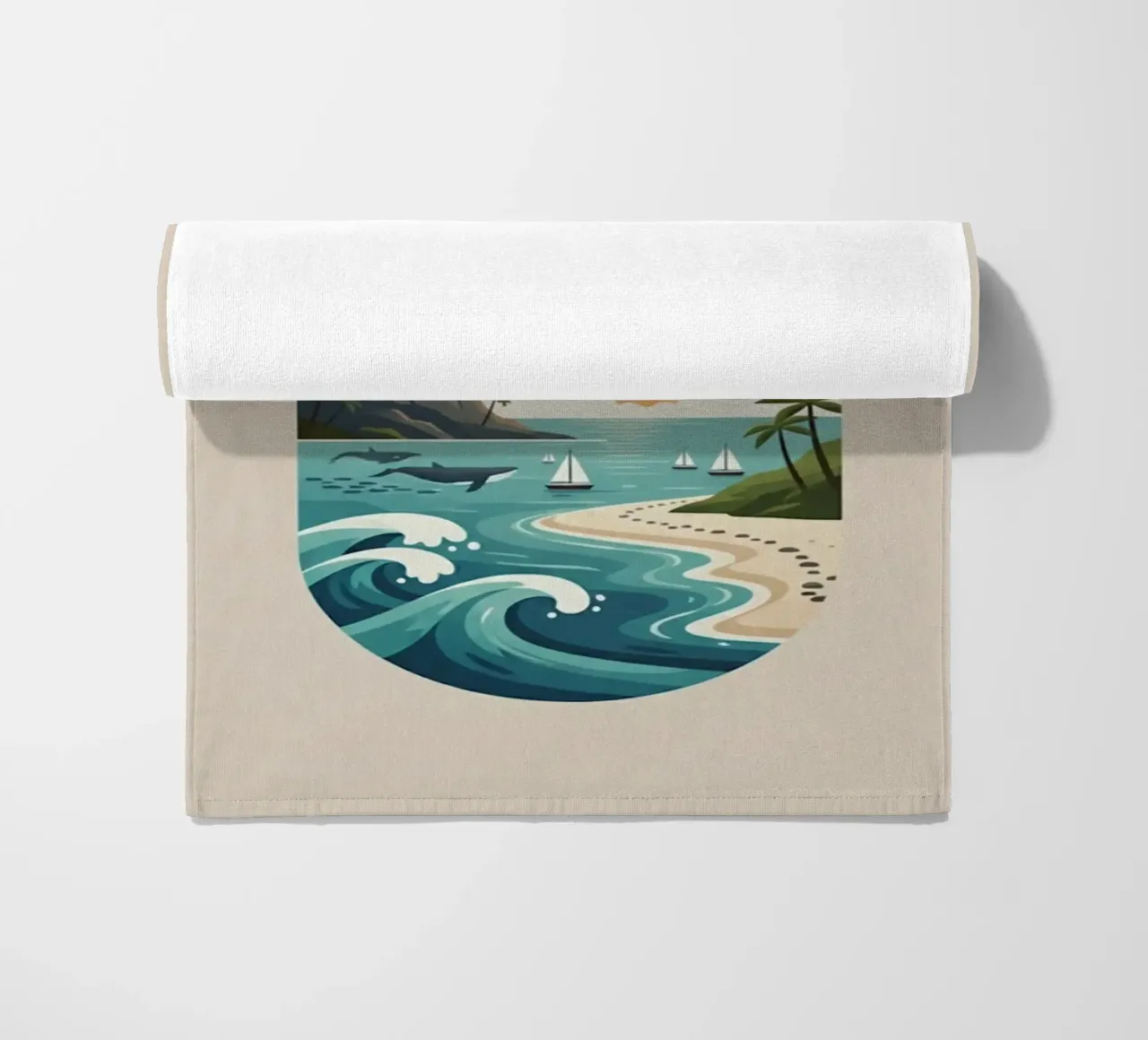 Paesaggio onirico oceanico telo mare da Wild Colors Gallery