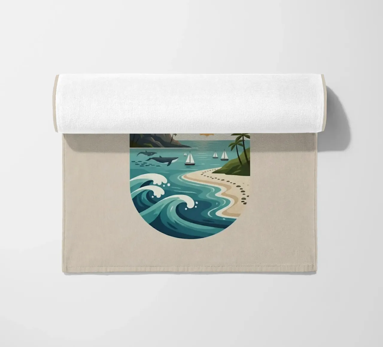 Paesaggio onirico oceanico telo mare da Wild Colors Gallery