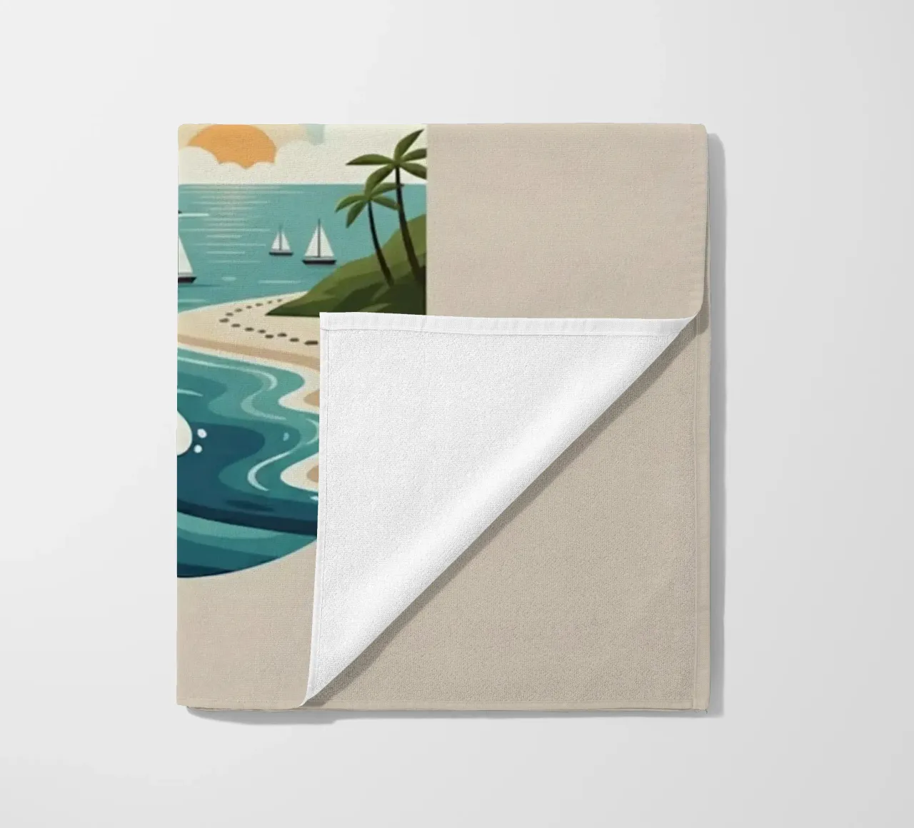 Paesaggio onirico oceanico telo mare da Wild Colors Gallery