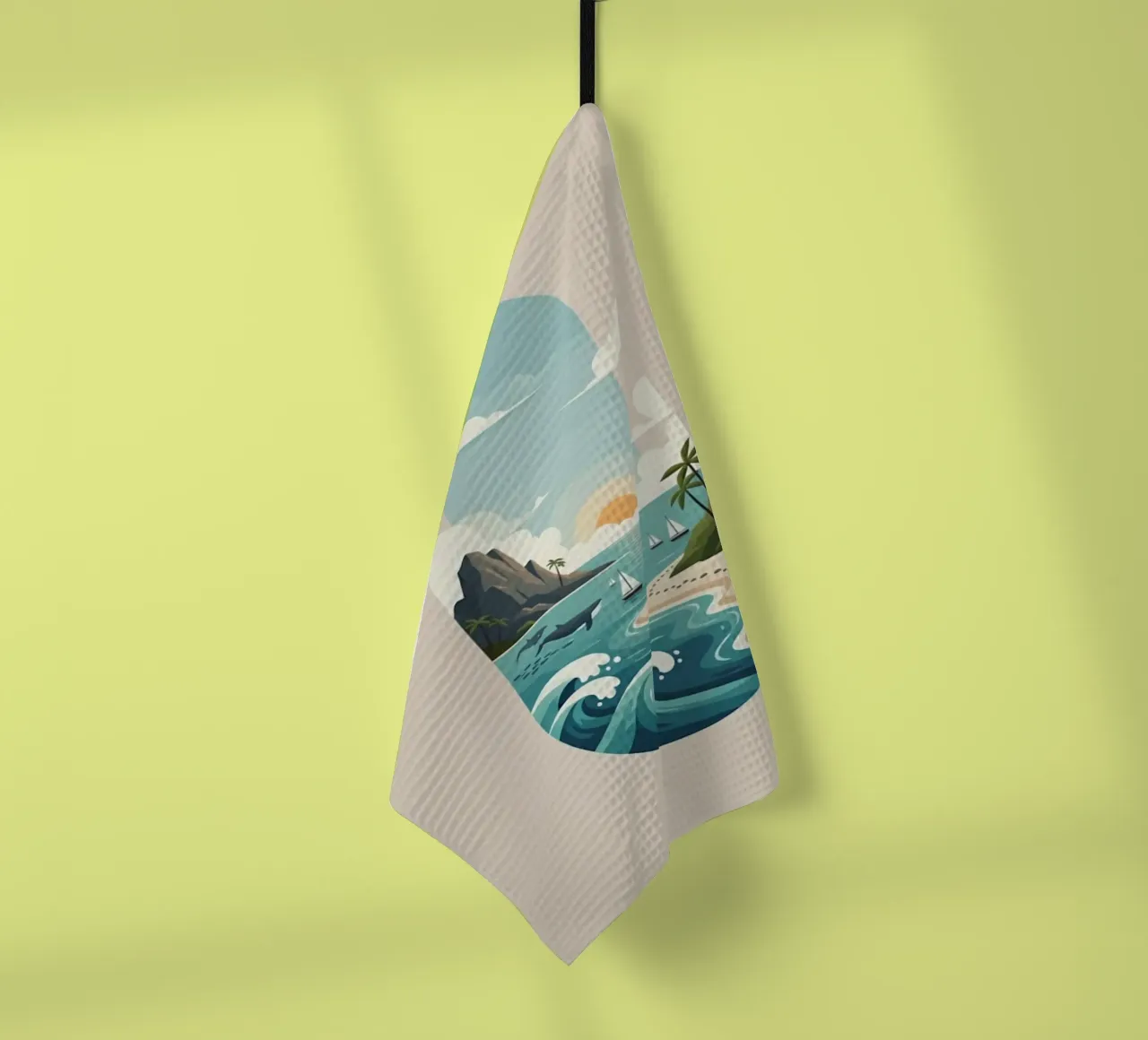 Paesaggio onirico oceanico canovaccio da cucina da Wild Colors Gallery