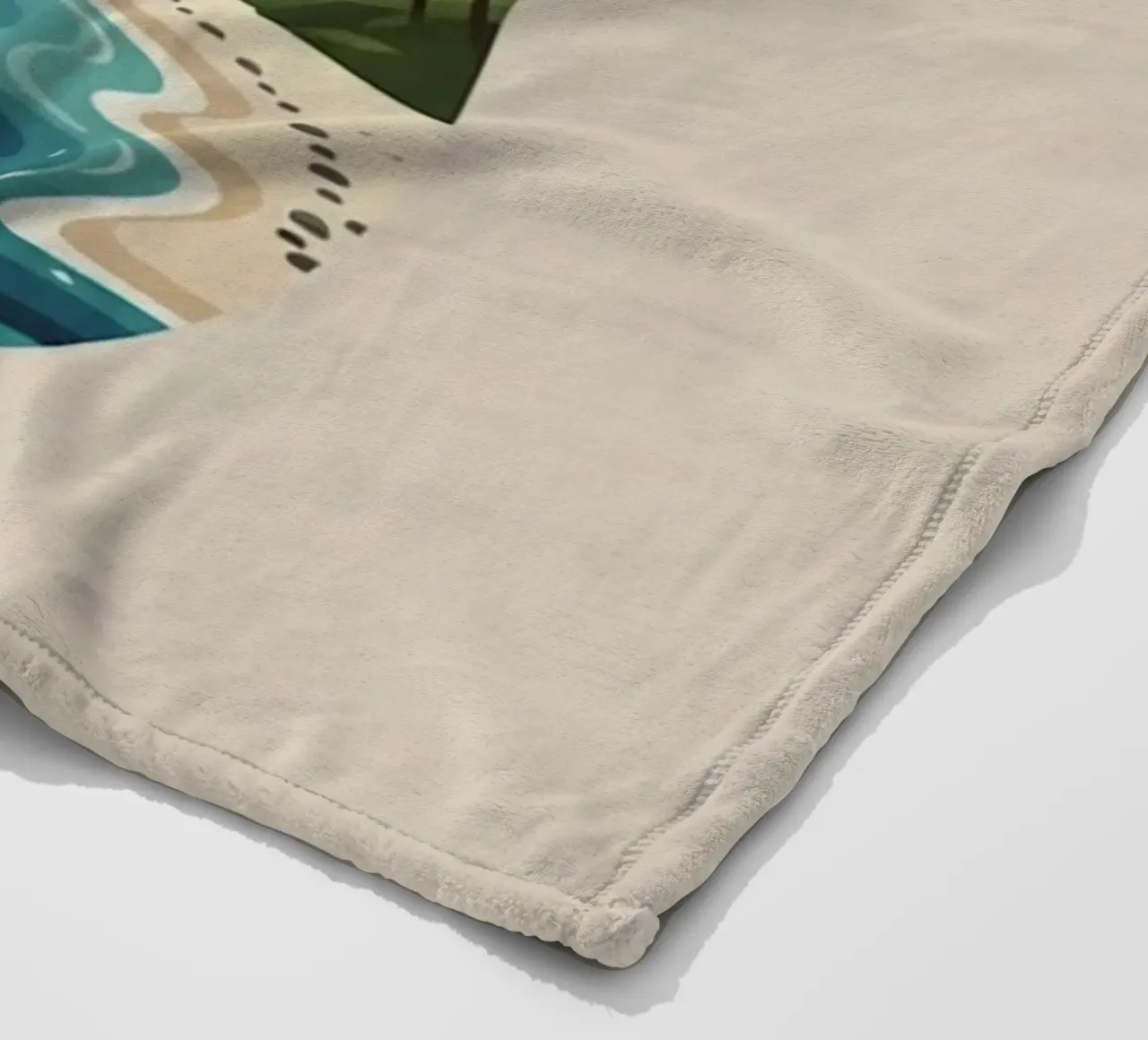 Paesaggio onirico oceanico coperta in pile da Wild Colors Gallery