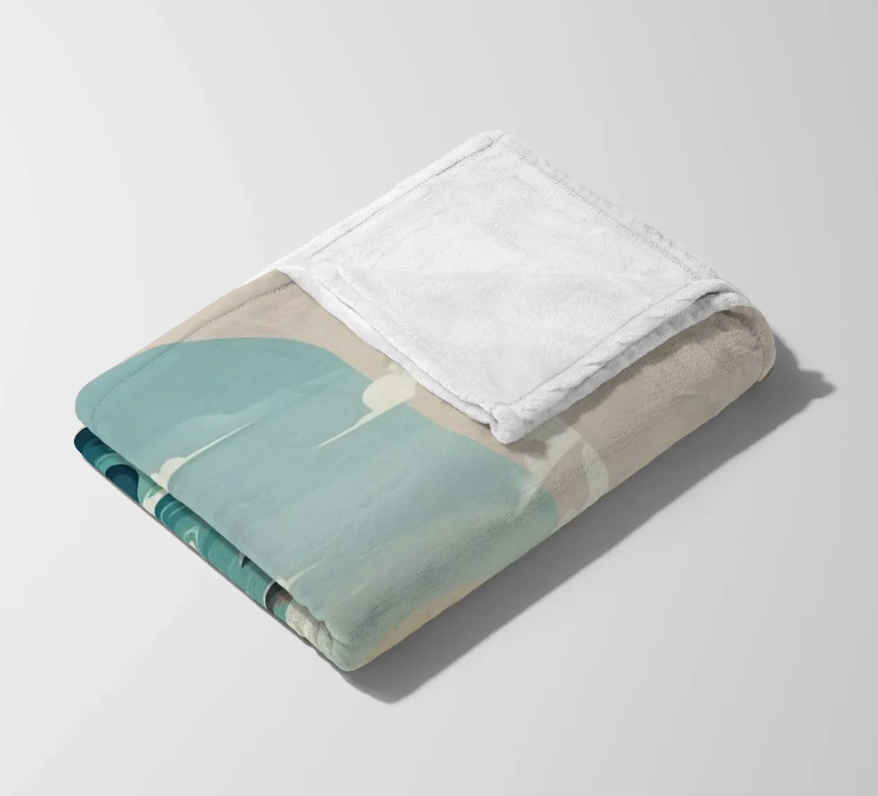 Paesaggio onirico oceanico coperta in pile da Wild Colors Gallery