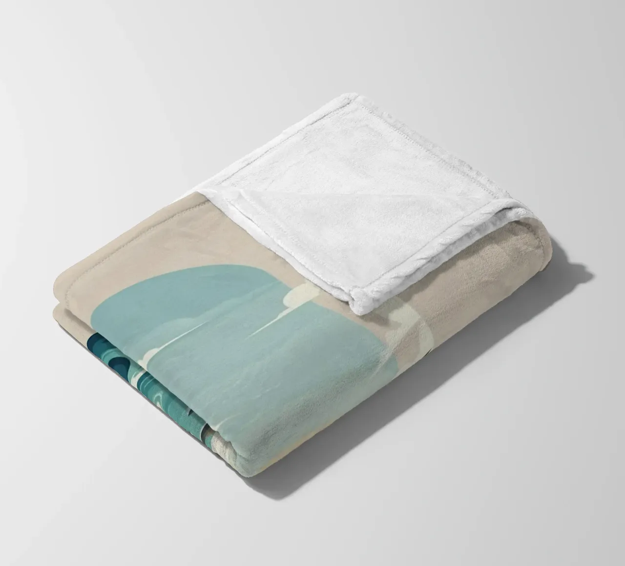 Paesaggio onirico oceanico coperta in pile da Wild Colors Gallery