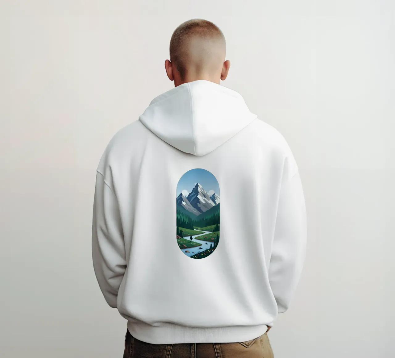 Alpine Serenity hoodie by Wild Colors Gallery