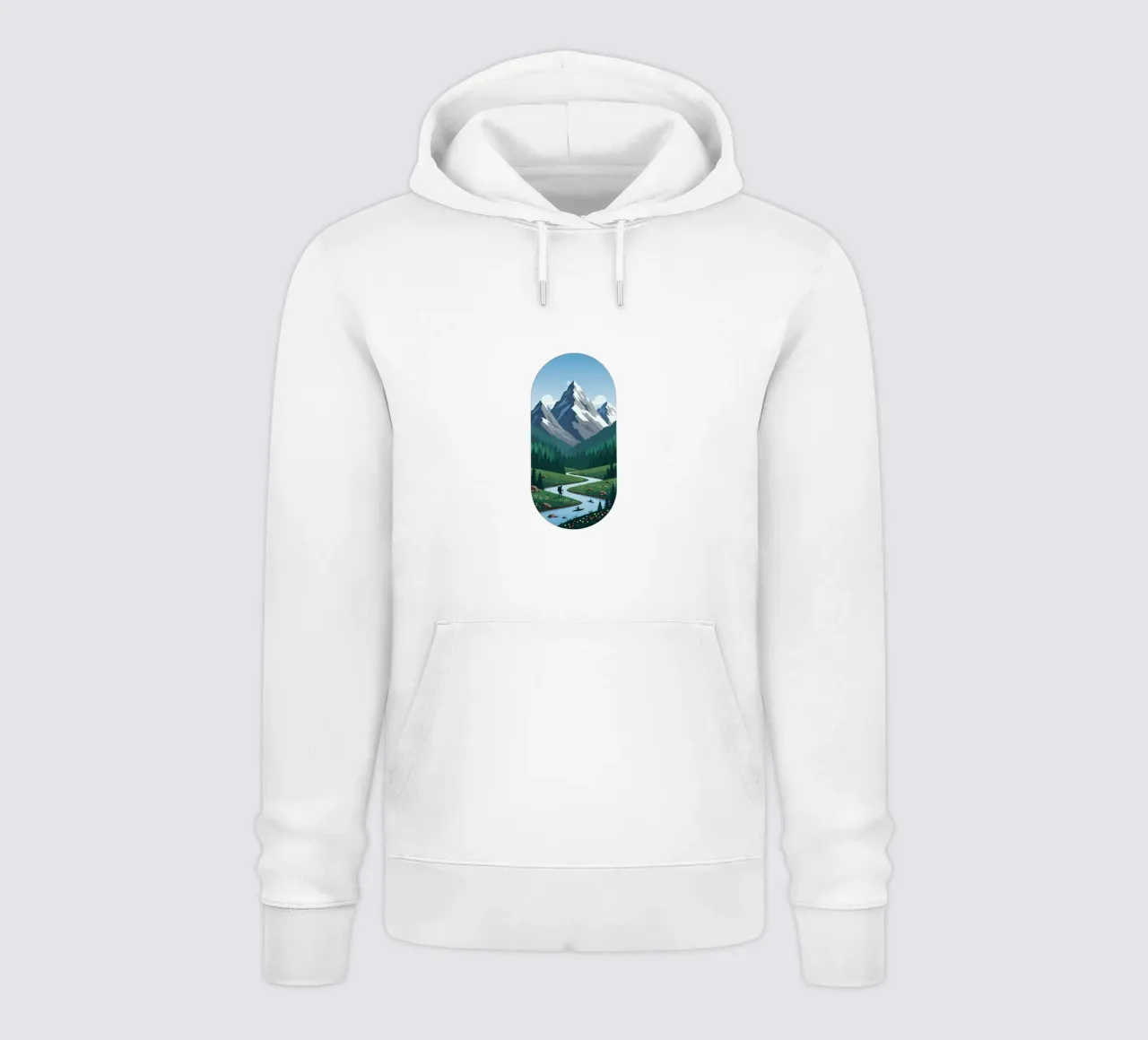 Alpine Serenity hoodie by Wild Colors Gallery
