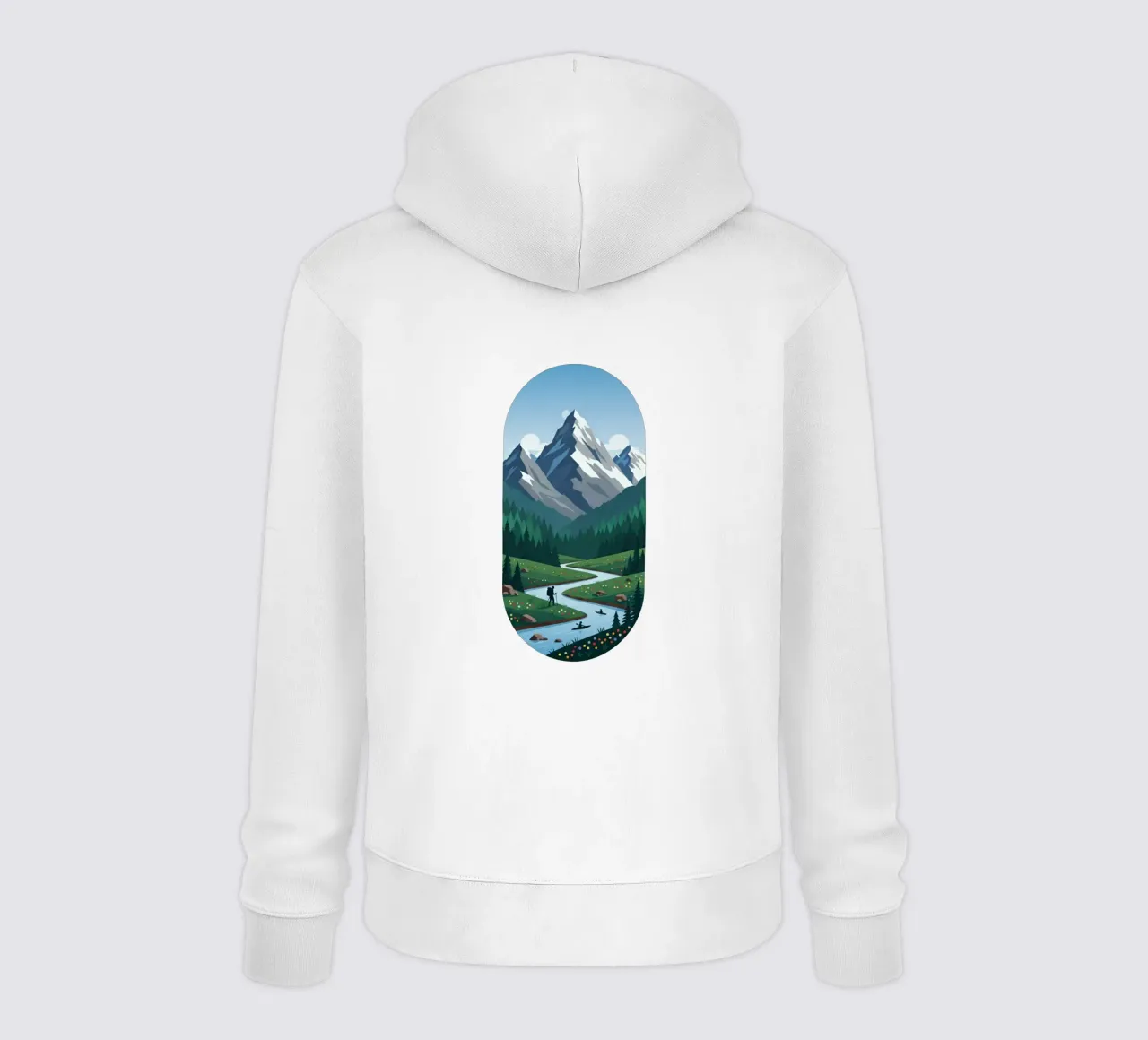 Alpine Serenity hoodie by Wild Colors Gallery
