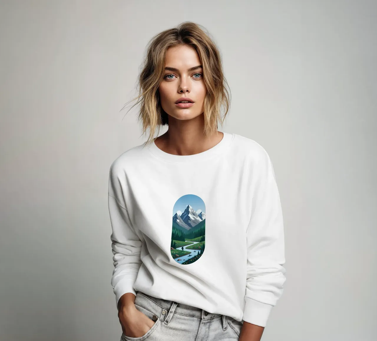 Alpine Serenity felpa da Wild Colors Gallery