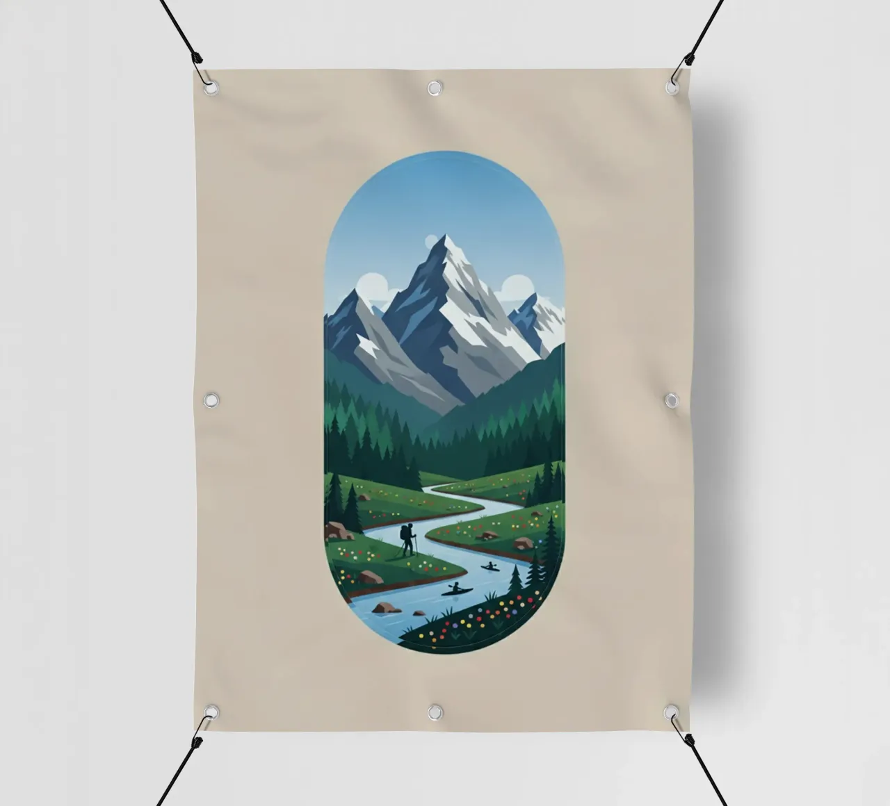 Alpine Serenity telo in pvc da Wild Colors Gallery