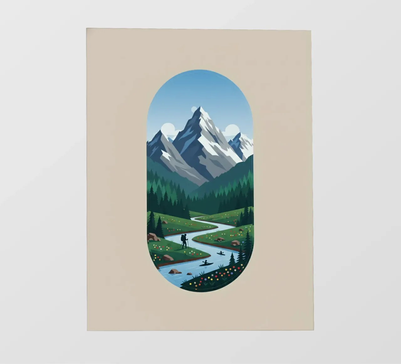 Alpine Serenity telo in pvc da Wild Colors Gallery