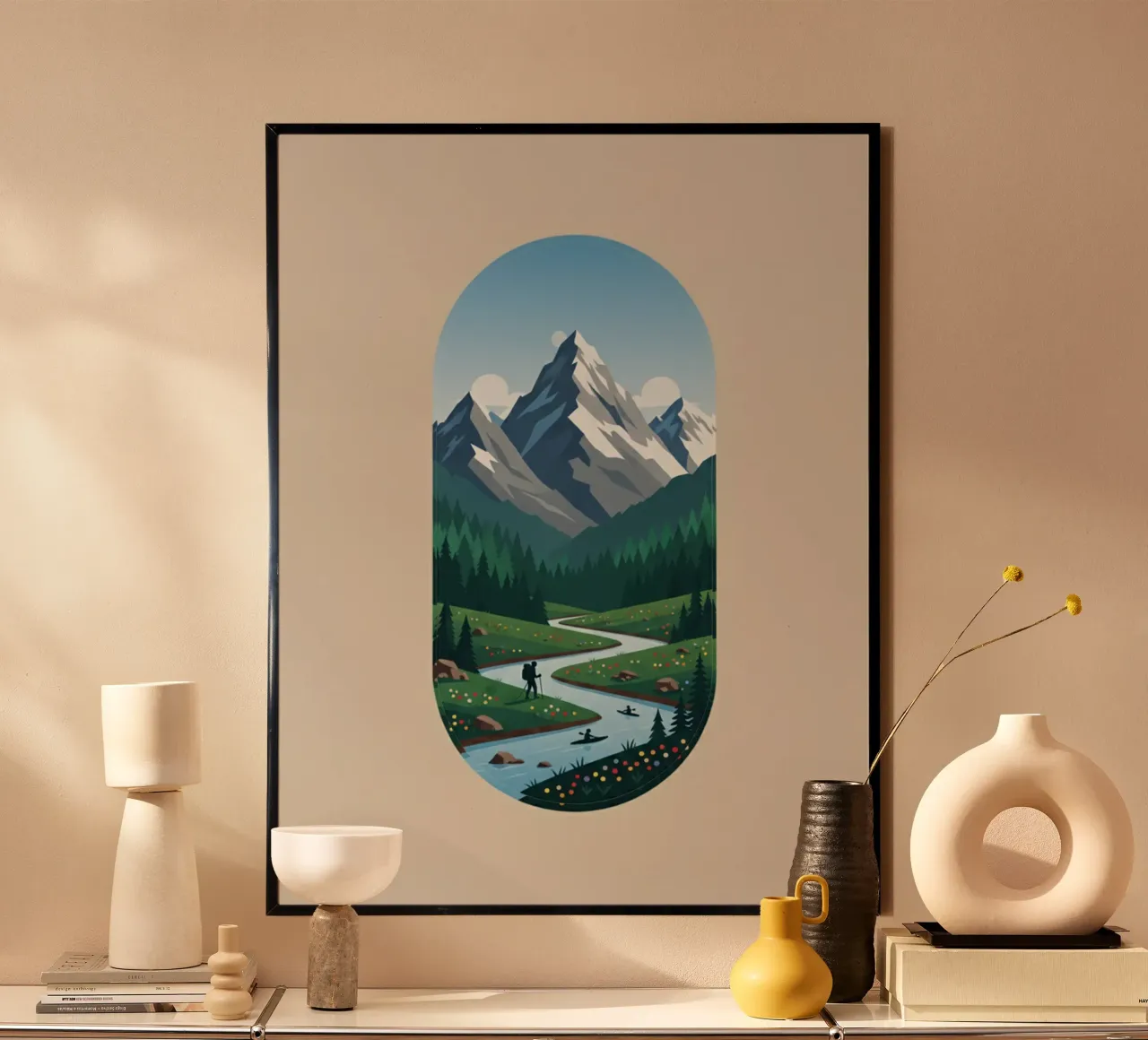 Alpine Serenity poster da Wild Colors Gallery