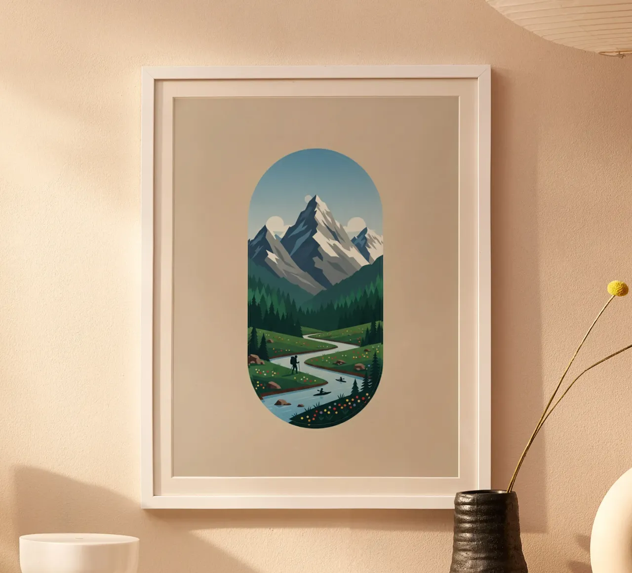 Alpine Serenity poster da Wild Colors Gallery