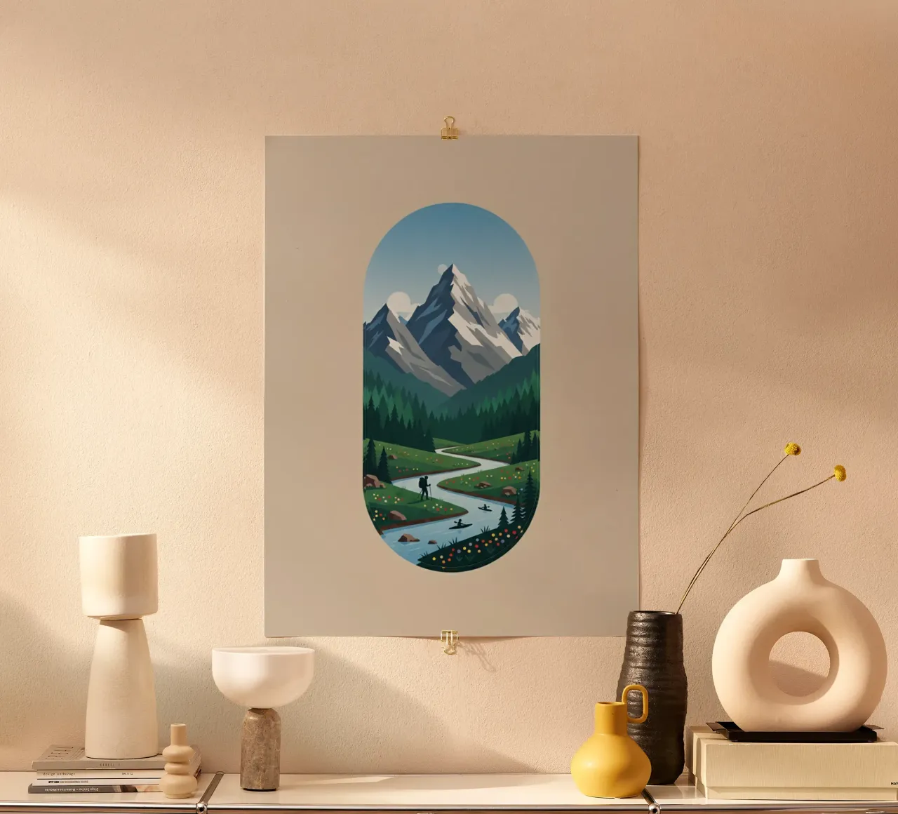 Alpine Serenity poster da Wild Colors Gallery