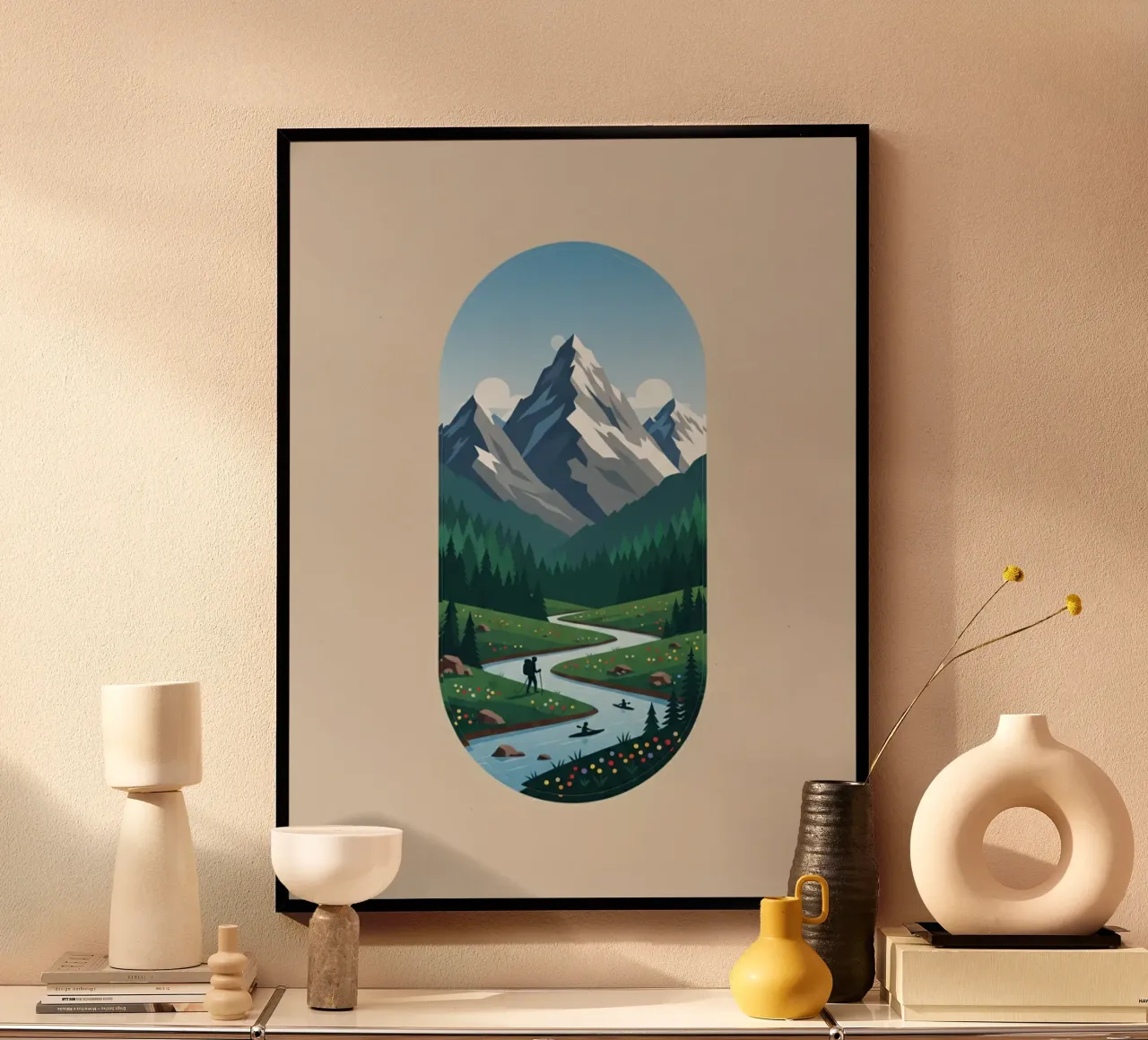 Alpine Serenity poster da Wild Colors Gallery