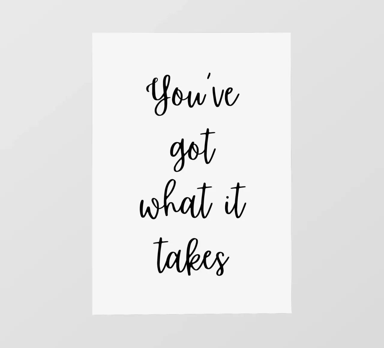 You’ve got what it takes pellicola backlit da Quotes on walls