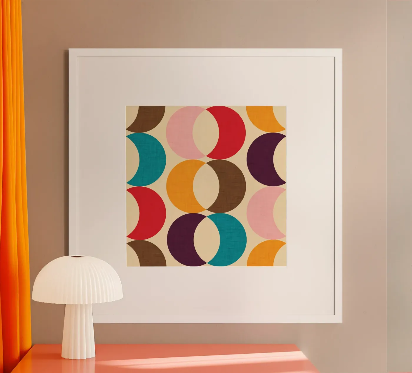 Mid Mod Arrow poster van susanacosta