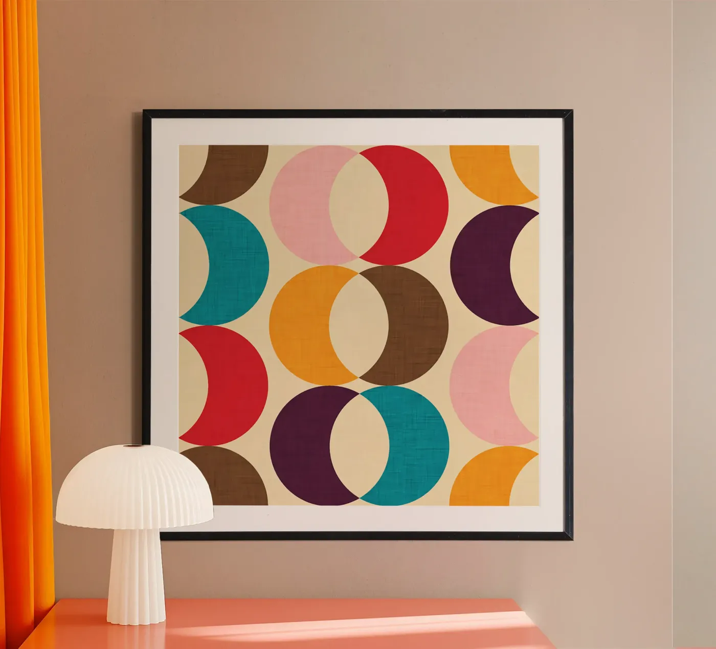 Mid Mod Arrow poster van susanacosta