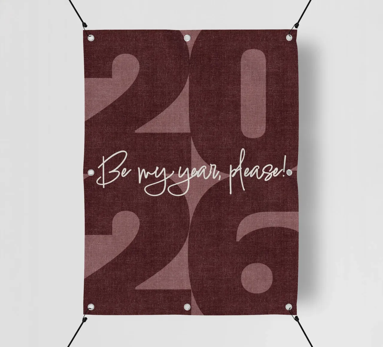 2026 Be my year, please! telo in pvc da DesigndN