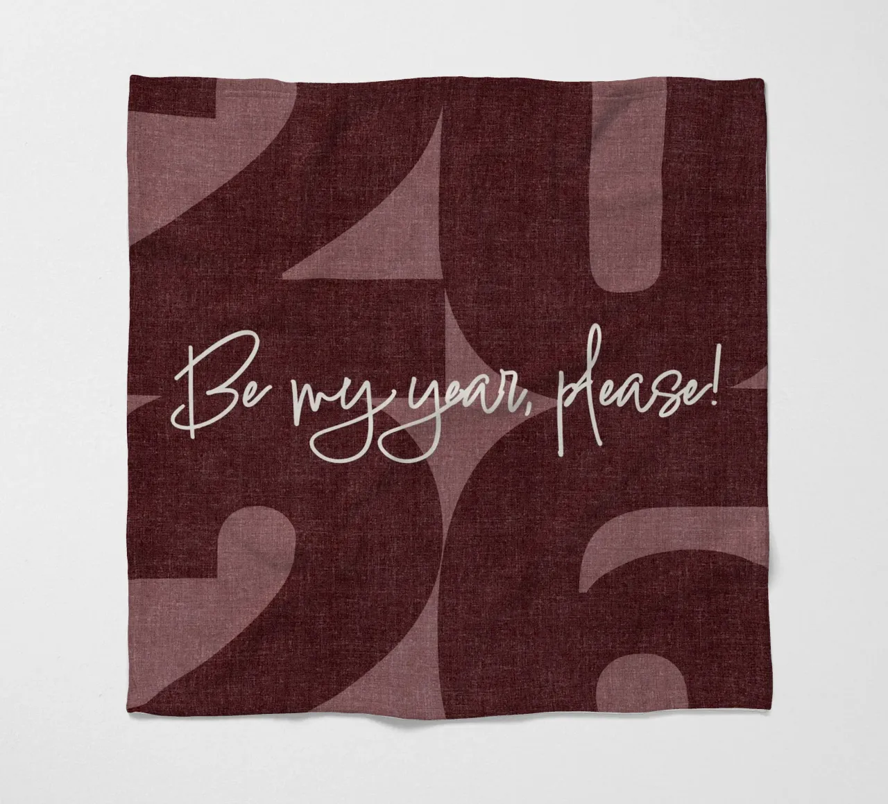 2026 Be my year, please! coperta in pile da DesigndN