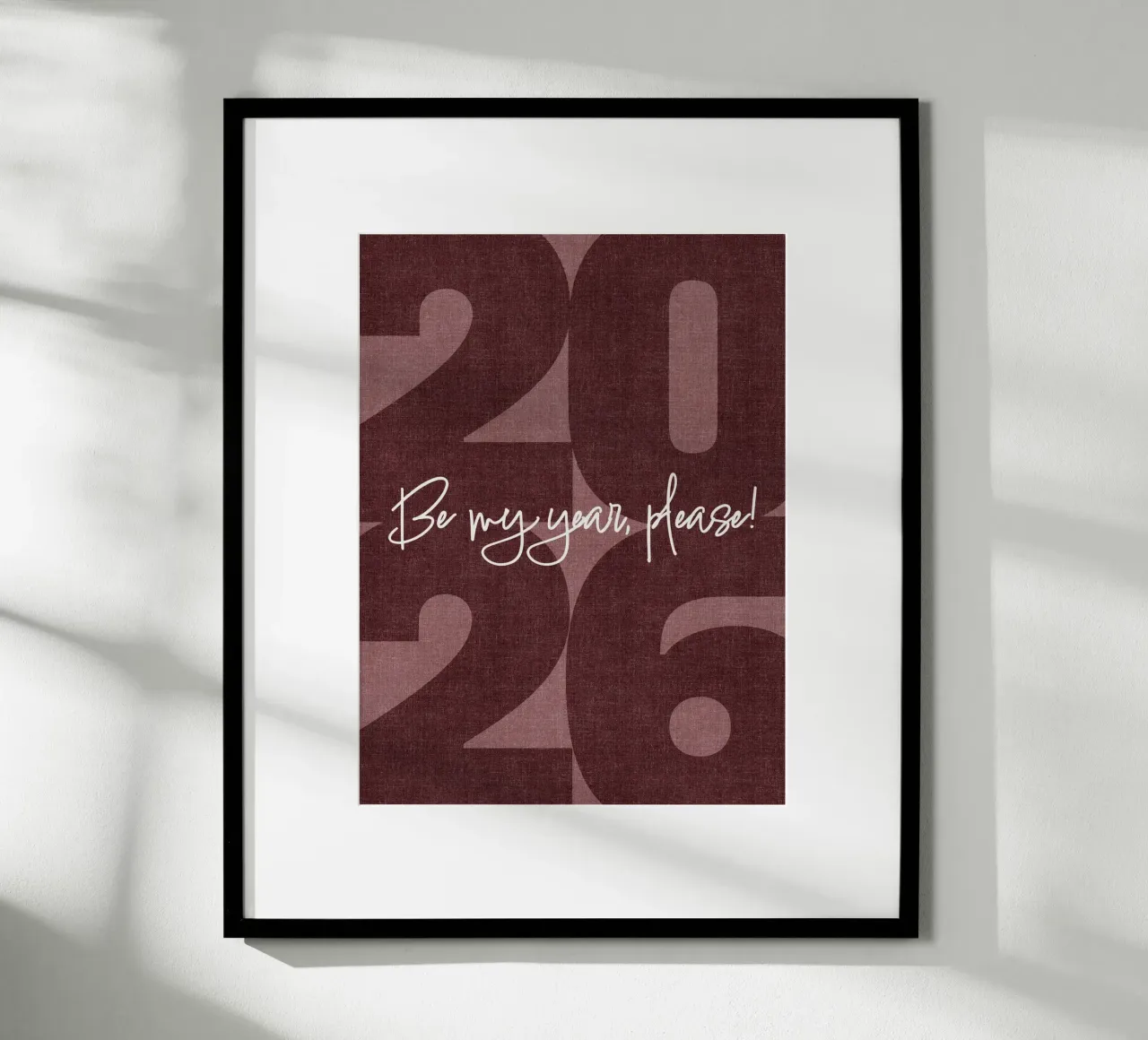2026 Be my year, please! carta hahnemühle da DesigndN