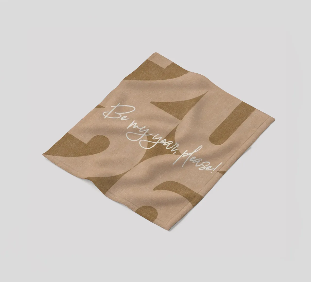 2026 Be my year, please! coperta in pile da DesigndN