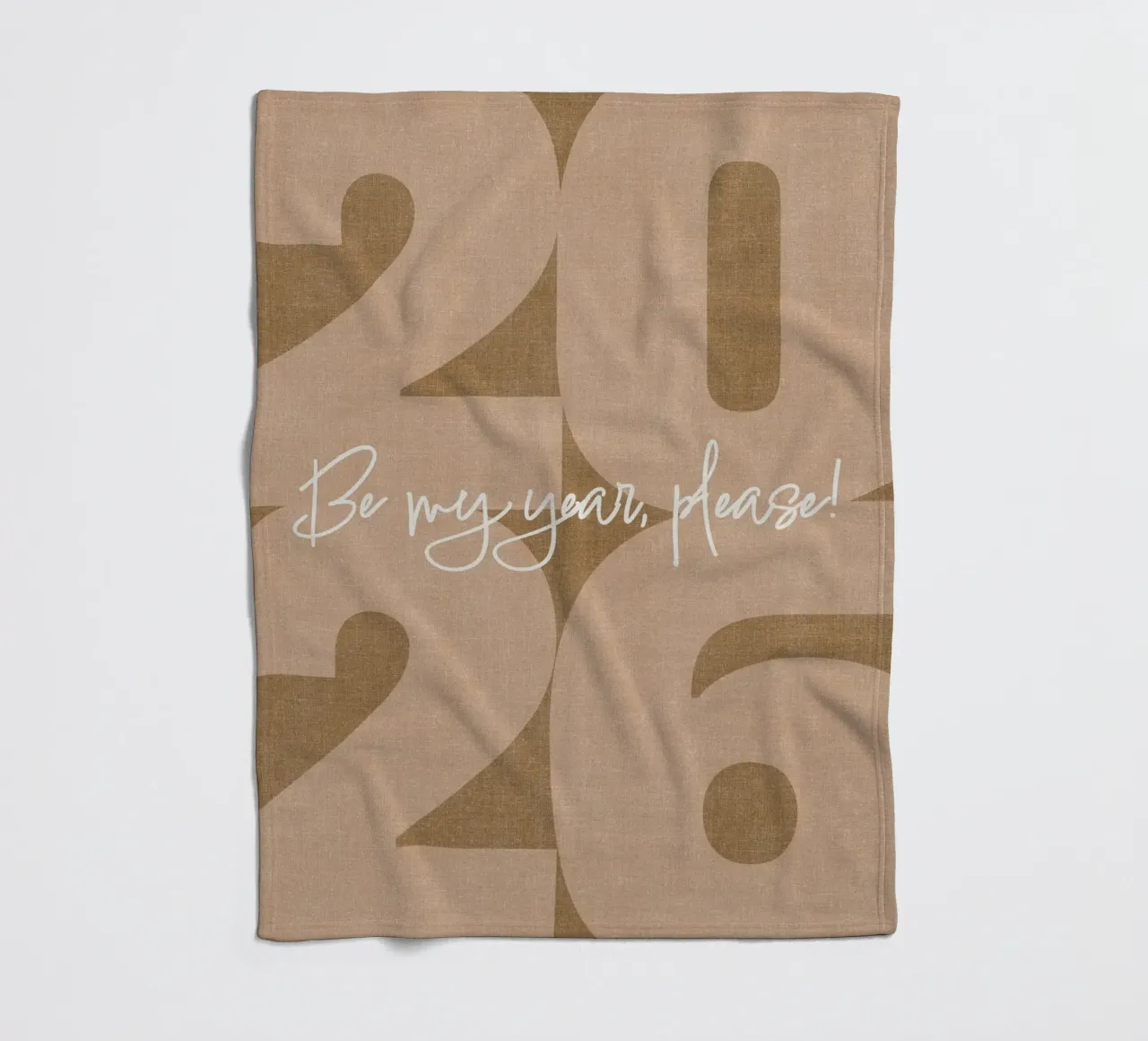 2026 Be my year, please! coperta in pile da DesigndN