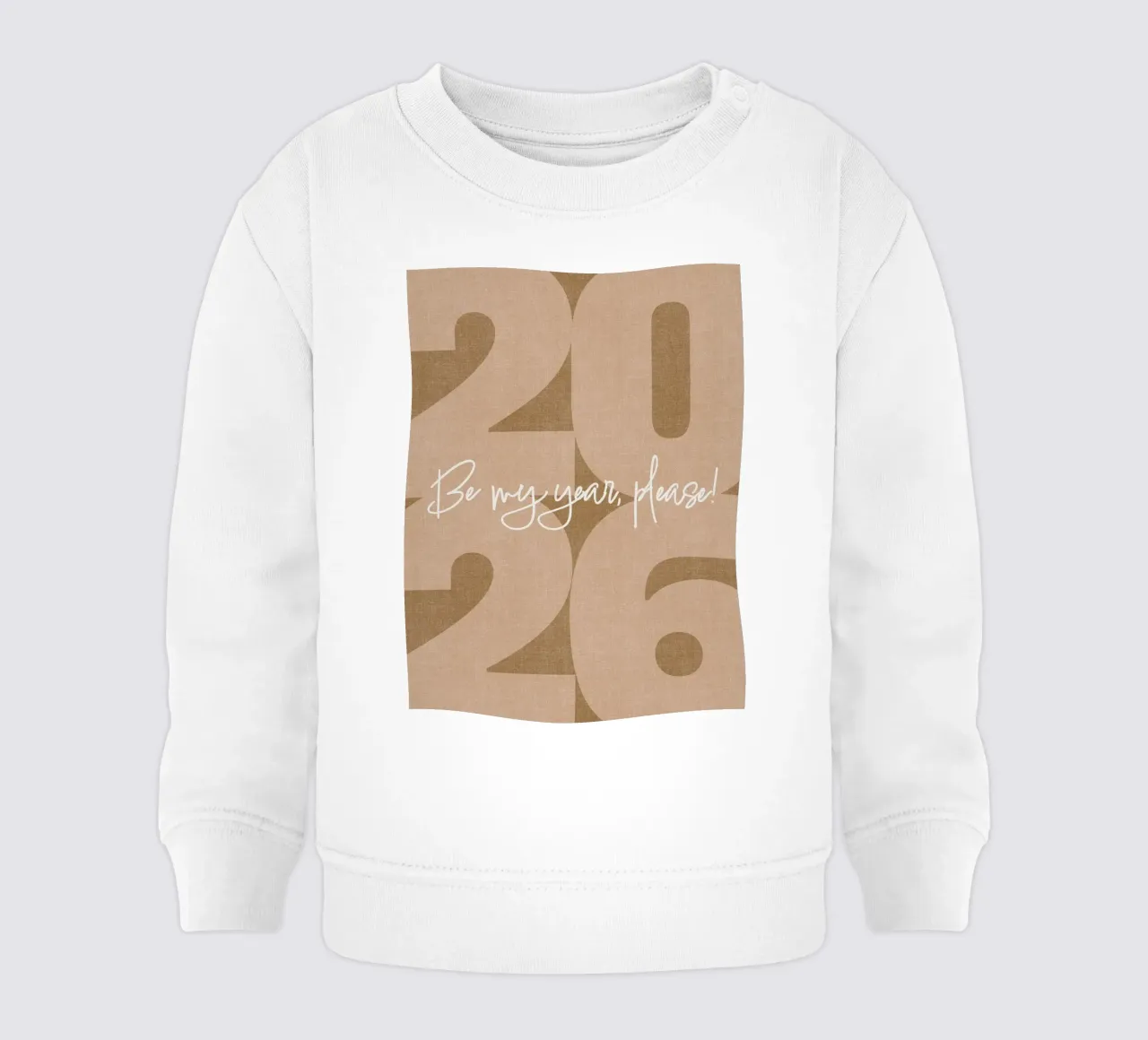 2026 Be my year, please! felpa neonato da DesigndN