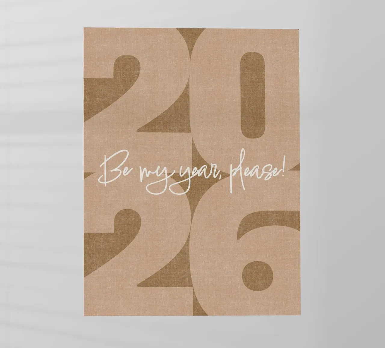 2026 Be my year, please! pellicola backlit da DesigndN