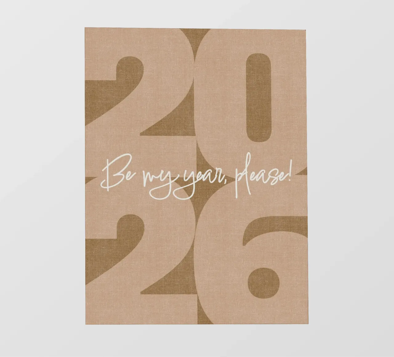 2026 Be my year, please! telo in pvc da DesigndN