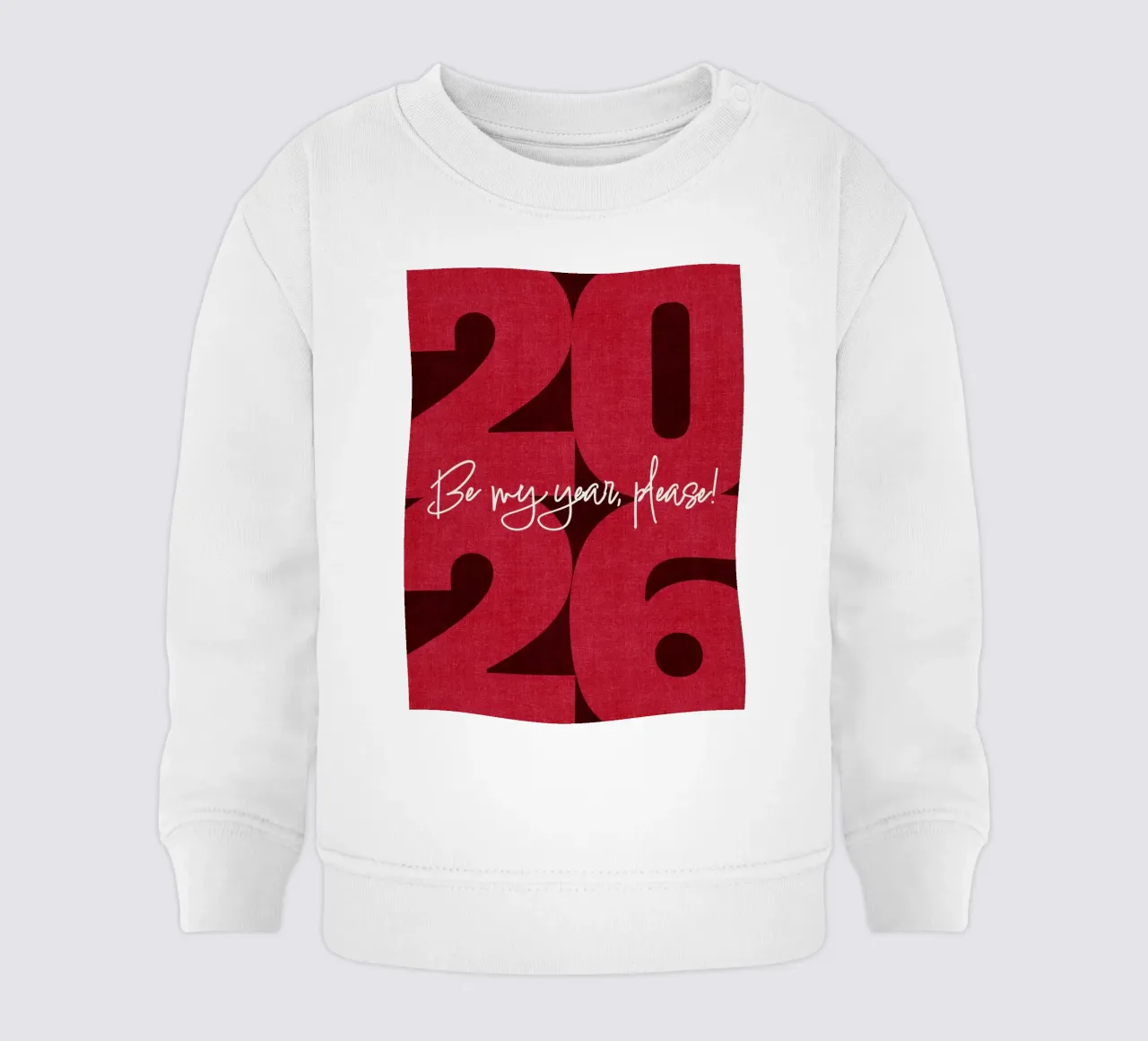 2026 Be my year, please! felpa neonato da DesigndN