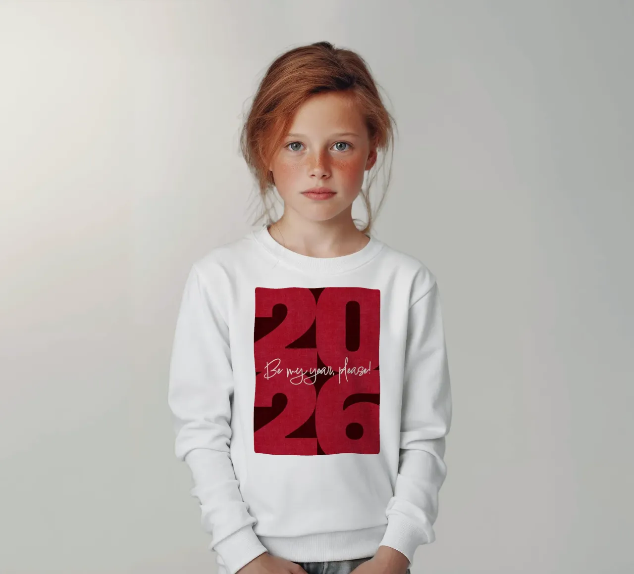 2026 Be my year, please! felpa bambino da DesigndN