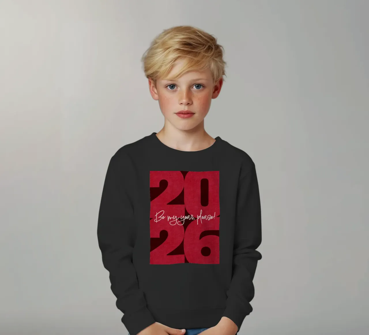 2026 Be my year, please! felpa bambino da DesigndN