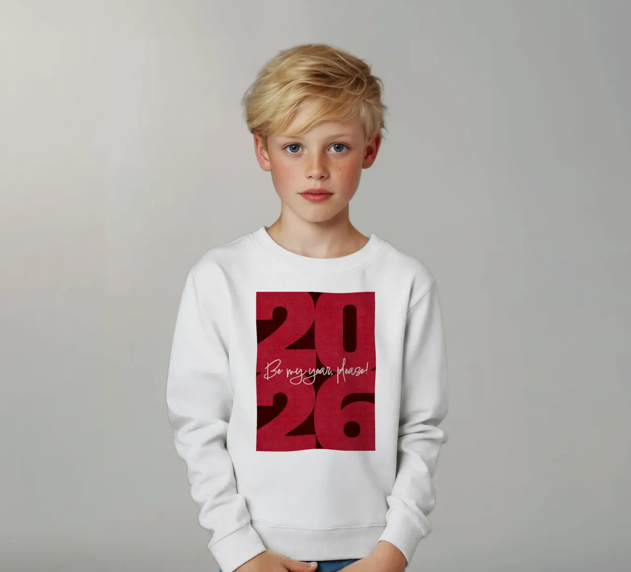 2026 Be my year, please! felpa bambino da DesigndN