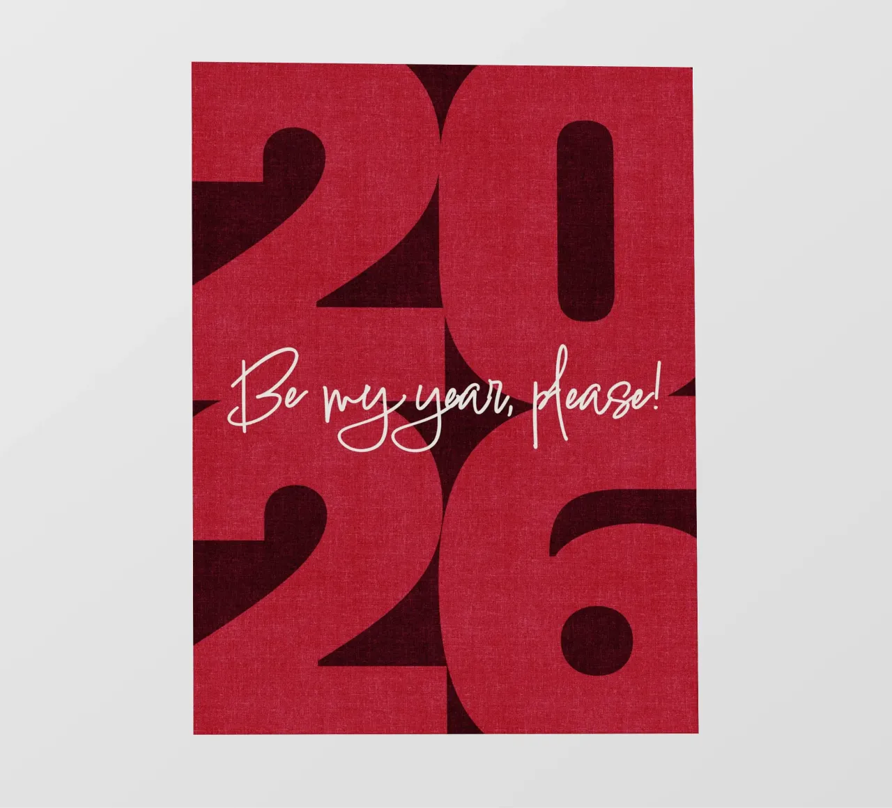 2026 Be my year, please! pellicola backlit da DesigndN
