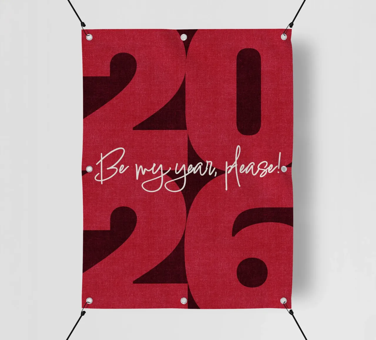 2026 Be my year, please! telo in pvc da DesigndN