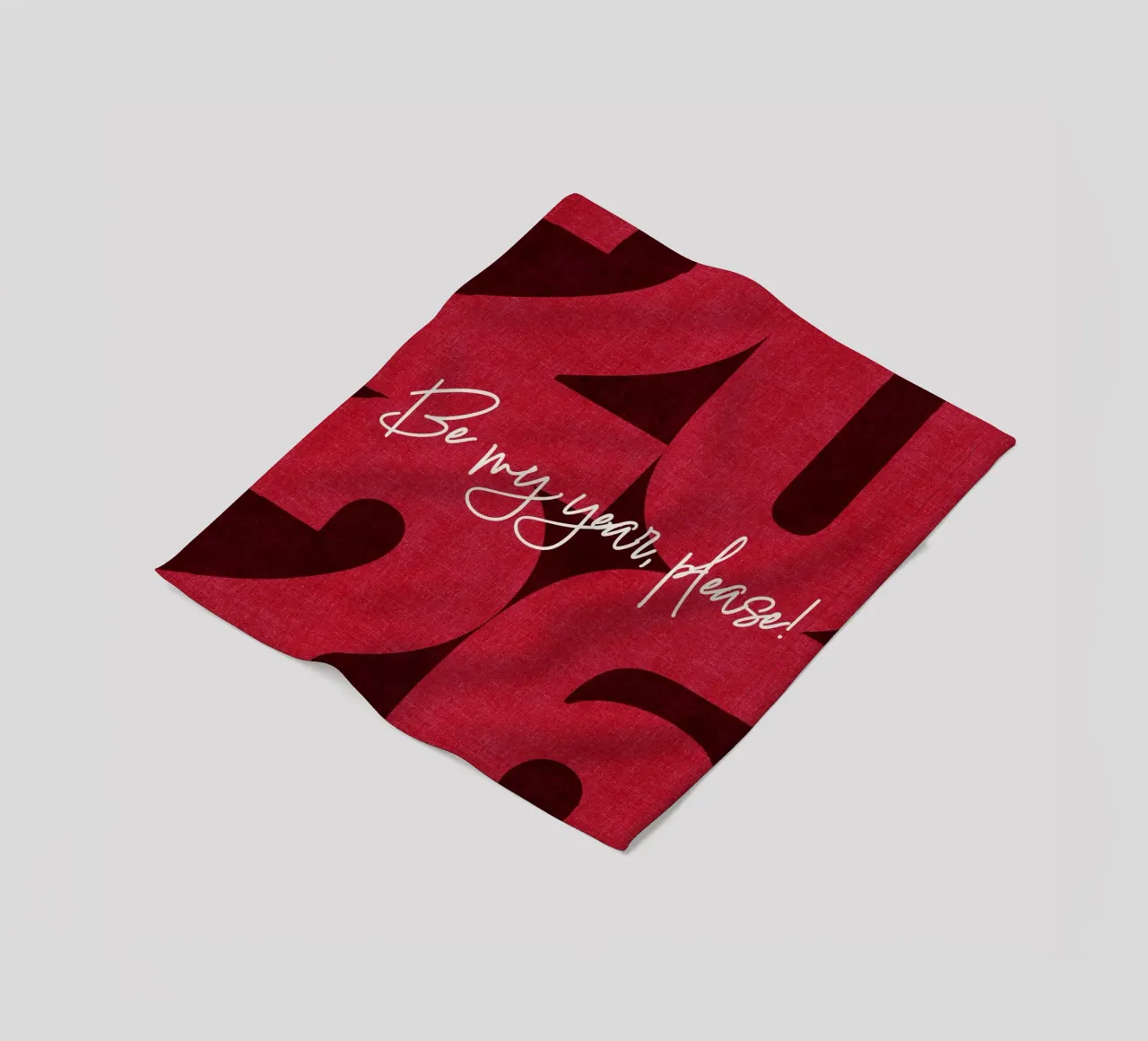 2026 Be my year, please! coperta in pile da DesigndN