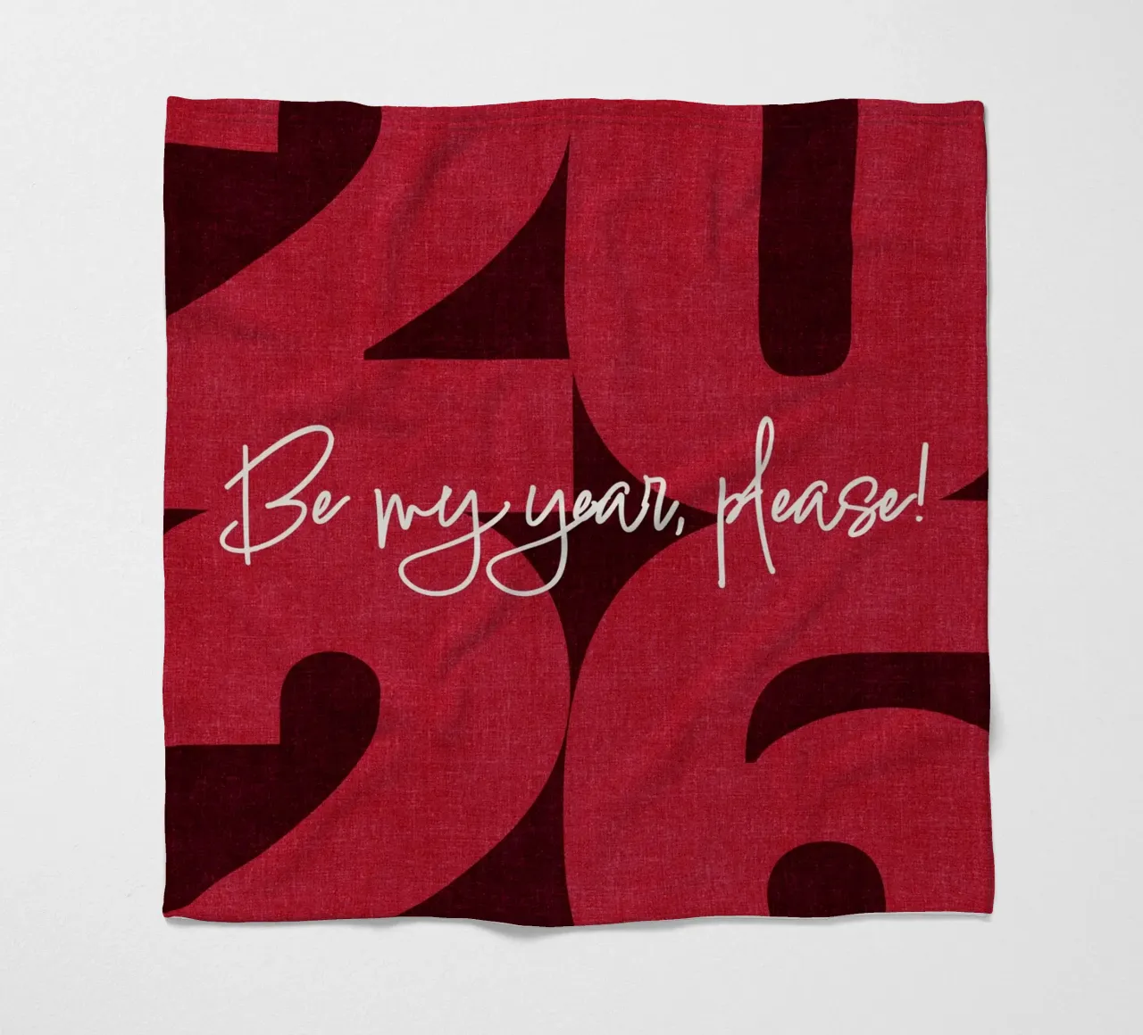 2026 Be my year, please! coperta in pile da DesigndN