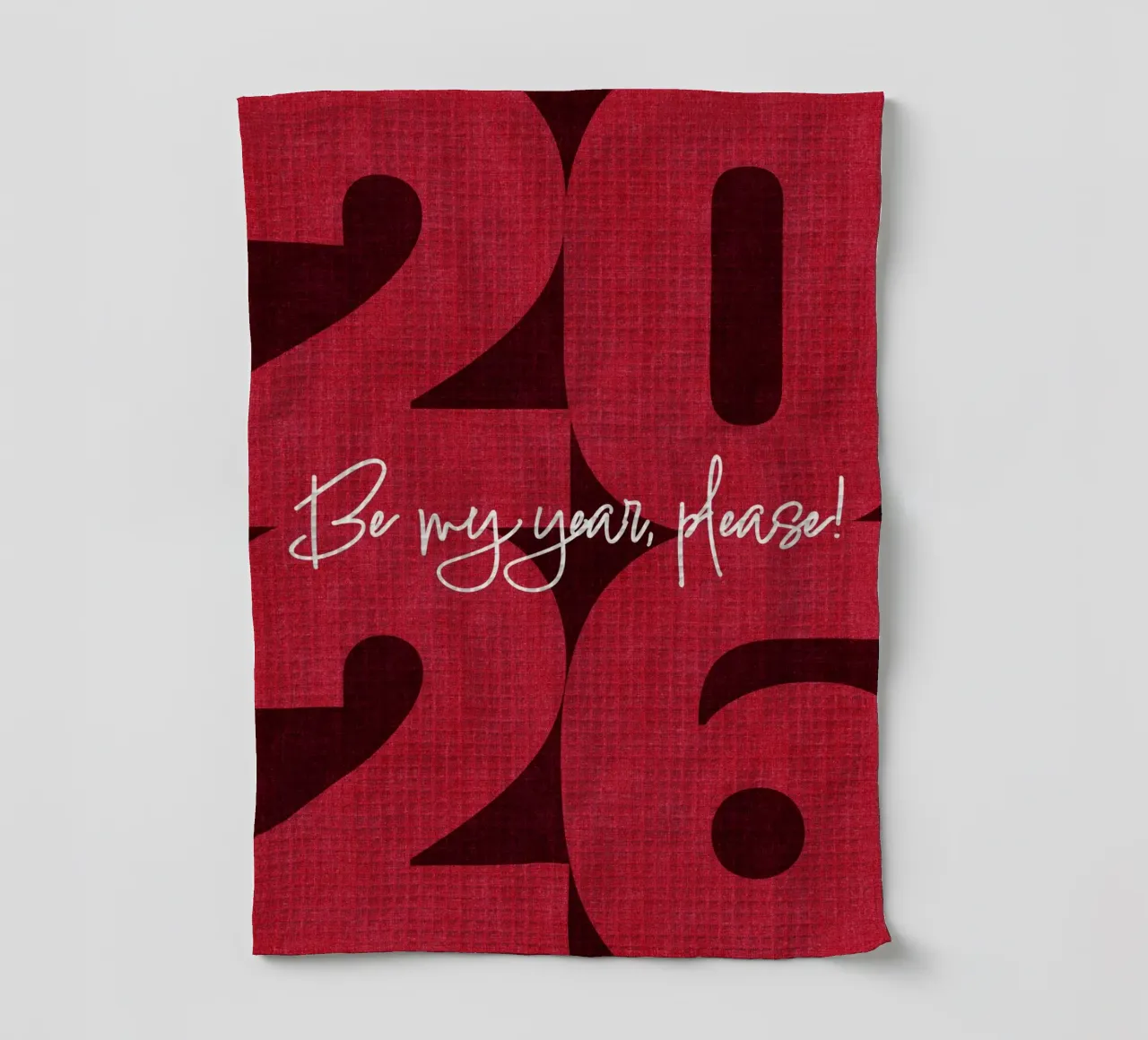 2026 Be my year, please! canovaccio da cucina da DesigndN