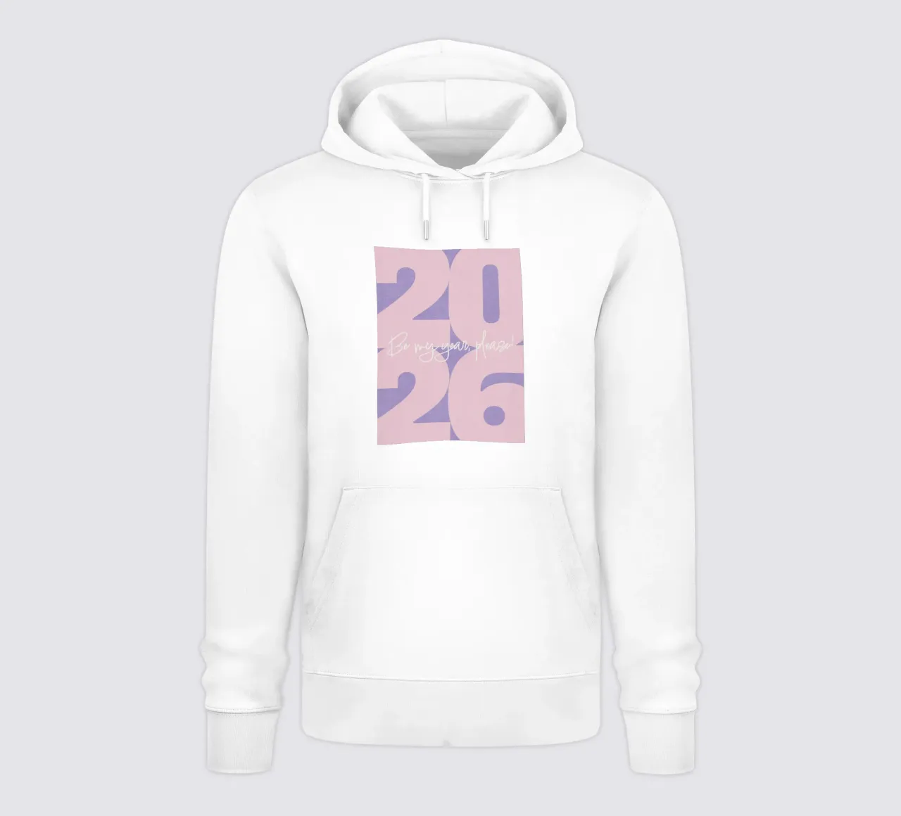 2026 Be my year, please! felpa con cappuccio da DesigndN