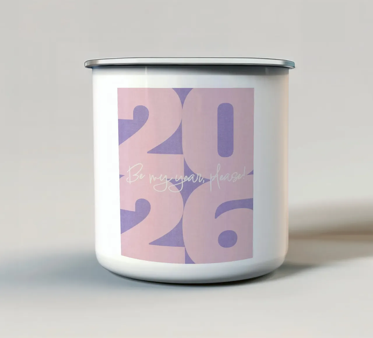 2026 Be my year, please! tazza in smalto da DesigndN