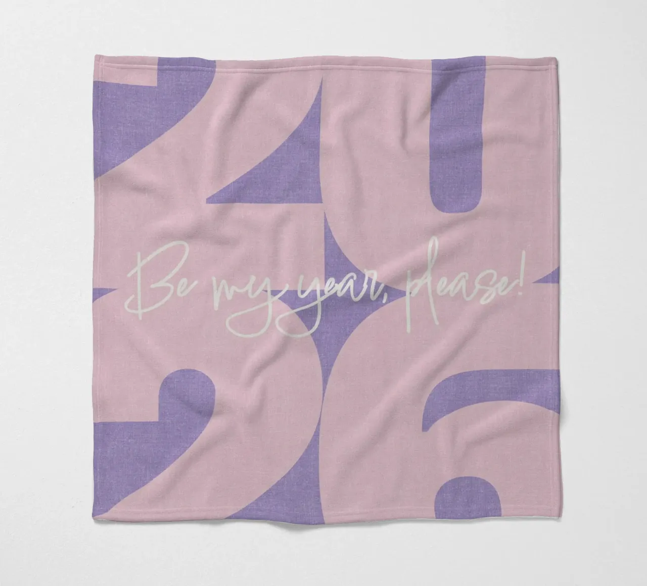 2026 Be my year, please! coperta in pile da DesigndN