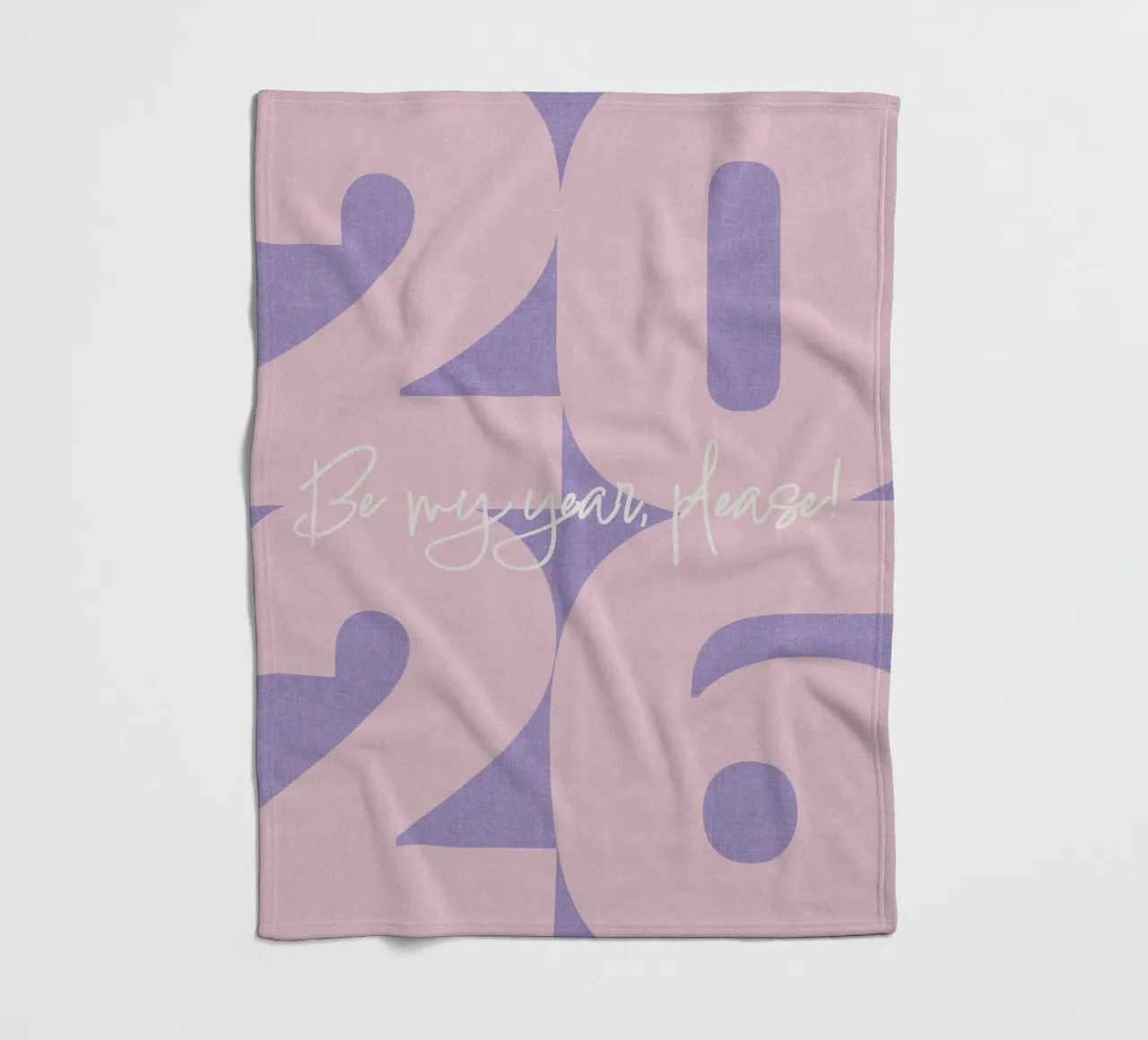 2026 Be my year, please! coperta in pile da DesigndN