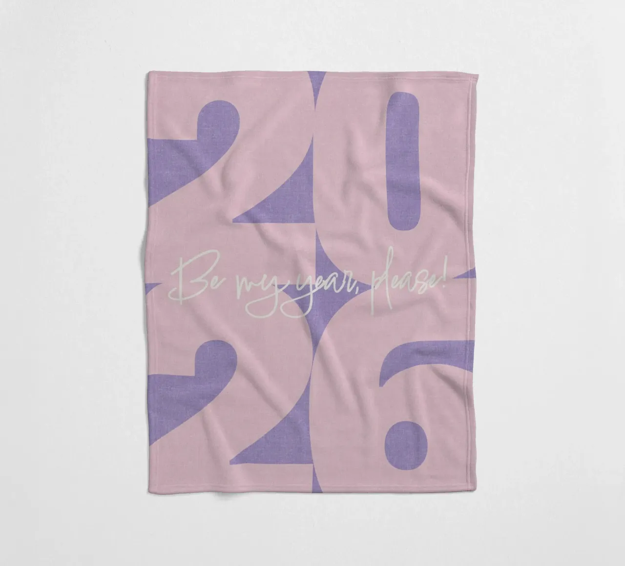 2026 Be my year, please! coperta in pile da DesigndN