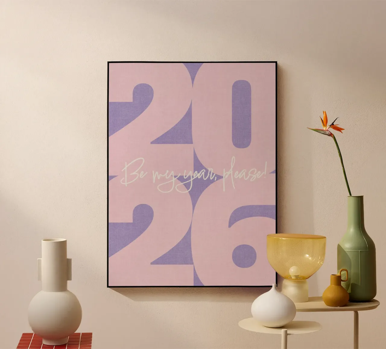 2026 Be my year, please! plexiglass da DesigndN