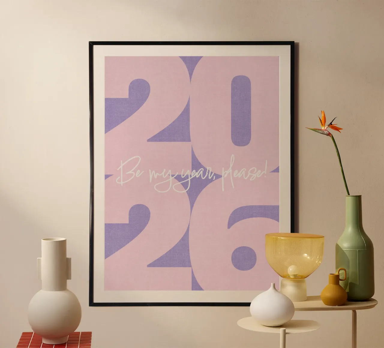 2026 Be my year, please! carta hahnemühle da DesigndN