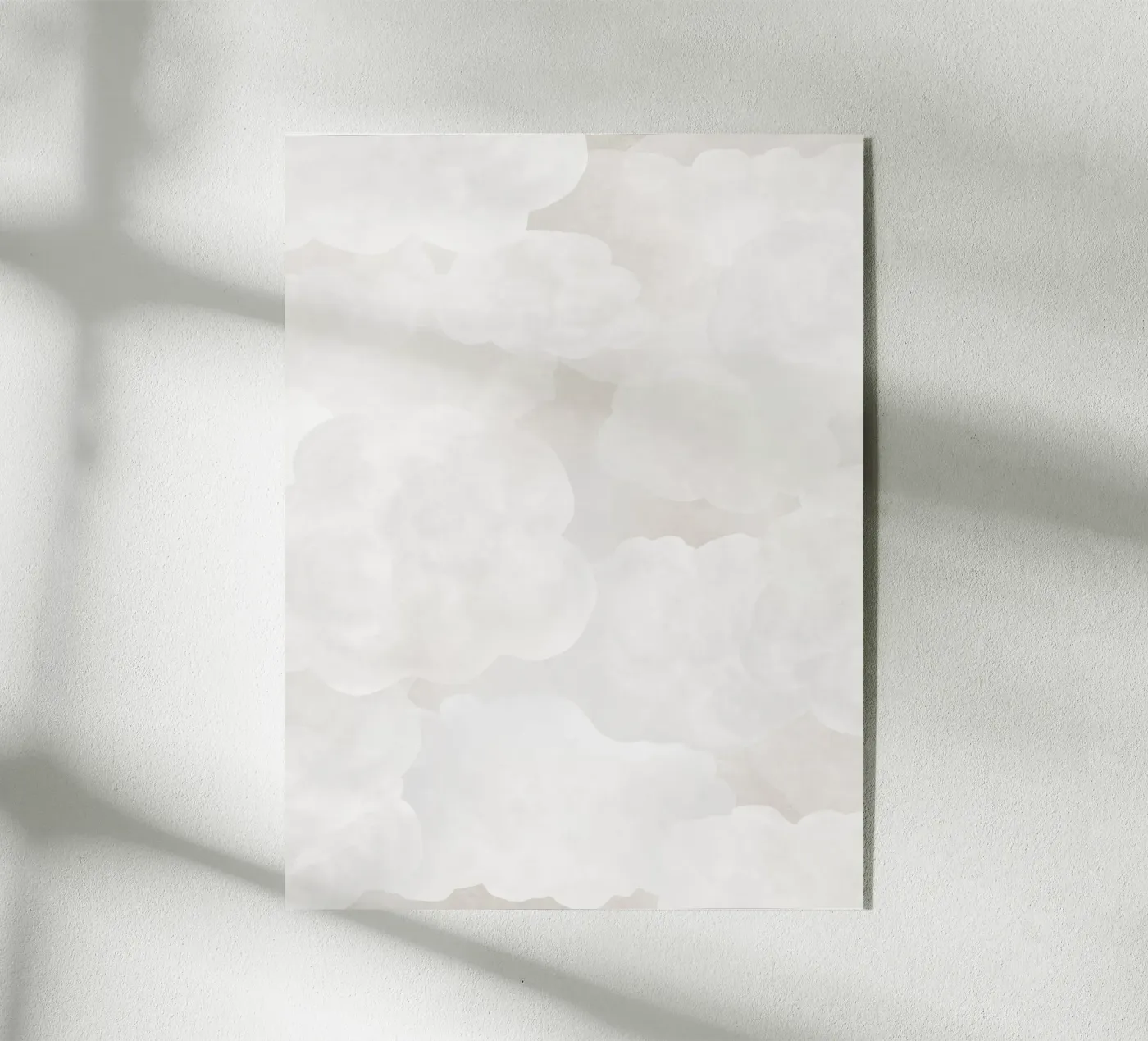 White Dreamy Soft Clouds 1 plexiglass da Natural Landscapes by Palmartprints