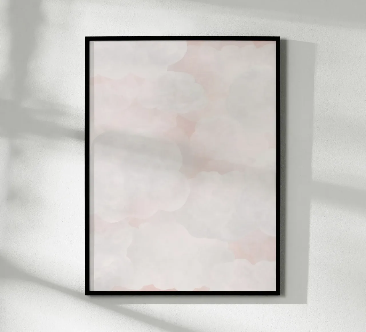 Pink Dreamy Soft Clouds 1 carta hahnemühle da Natural Landscapes by Palmartprints