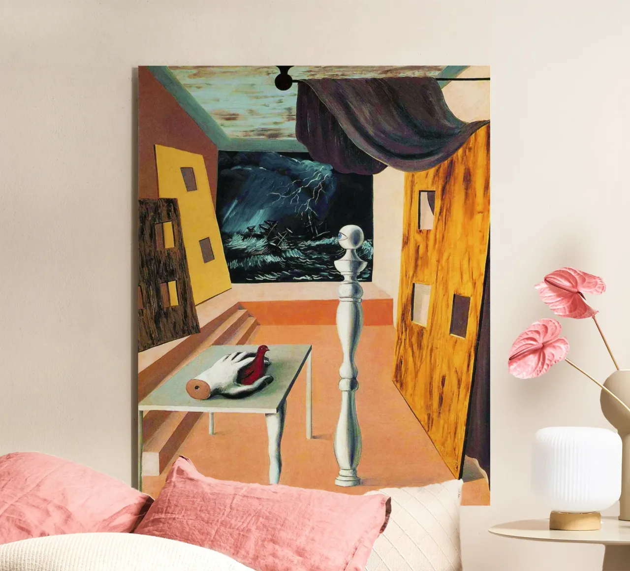 Il difficile attraversamento - René Magritte alluminio dibond da Art Shape