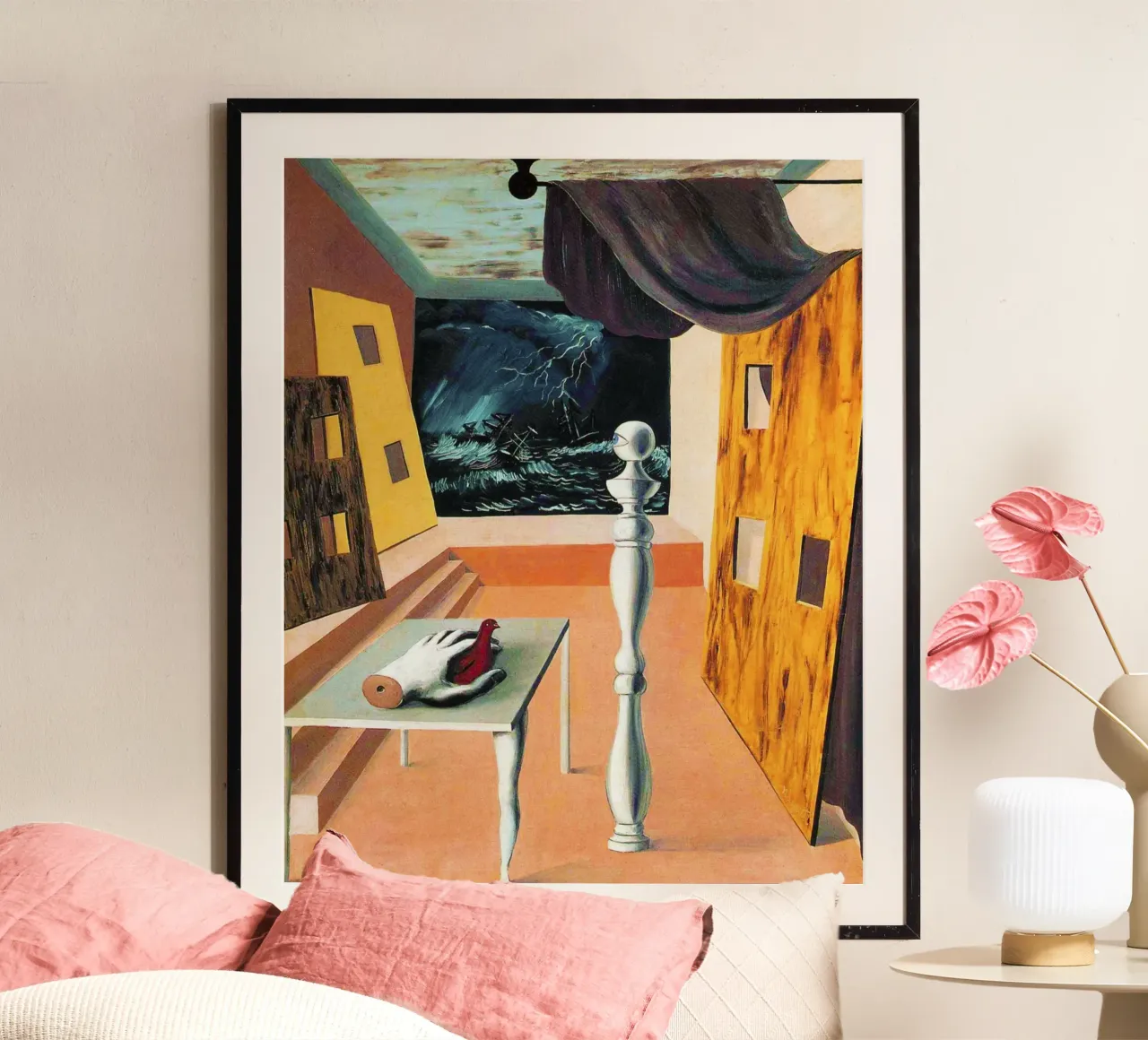 Il difficile attraversamento - René Magritte carta hahnemühle da Art Shape